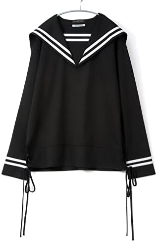 新品バスコ　セーラーカラーカットソー Amazon | [アズスーパーソニック] カットソー セーラーカラー プル